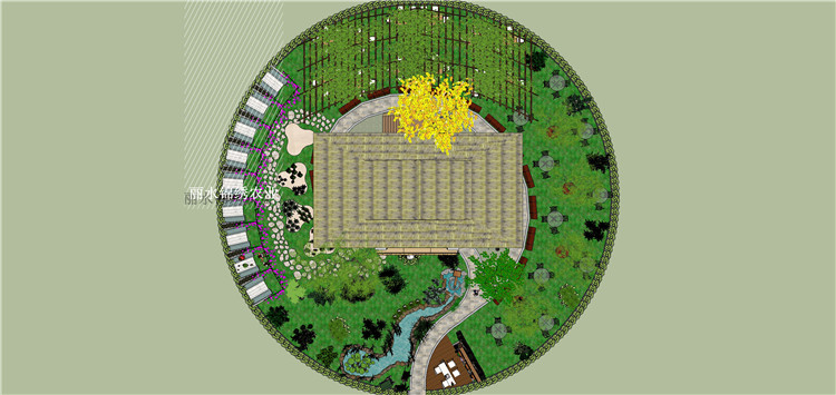 706平米10.5米高鳥巢生態(tài)樂活館(圖3)